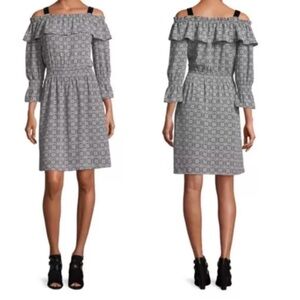 Libby Edelman black and white dress